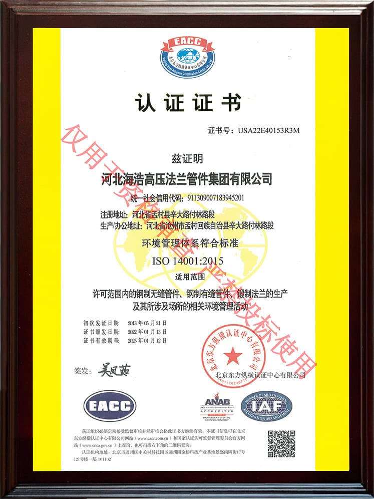 ISO 14001 Gestión Ambiental (CN)